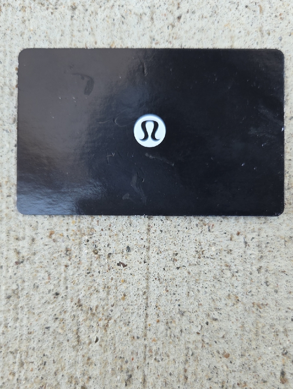 lululemon athletica Black and White Gift Card